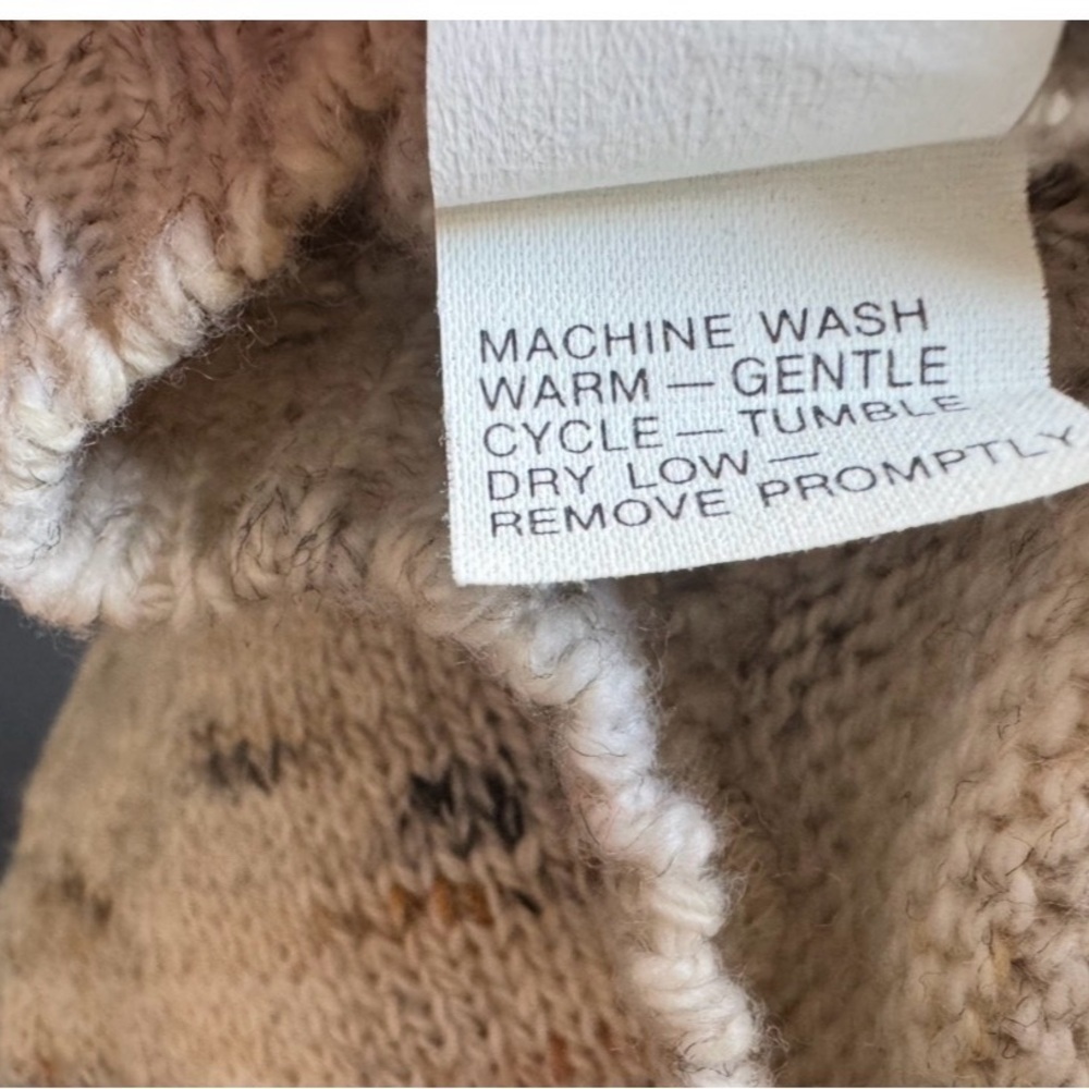 Winona Knits Vintage Cream Speckled Knit Sweater Made in Minnesota Size Large - Picture 7 of 7